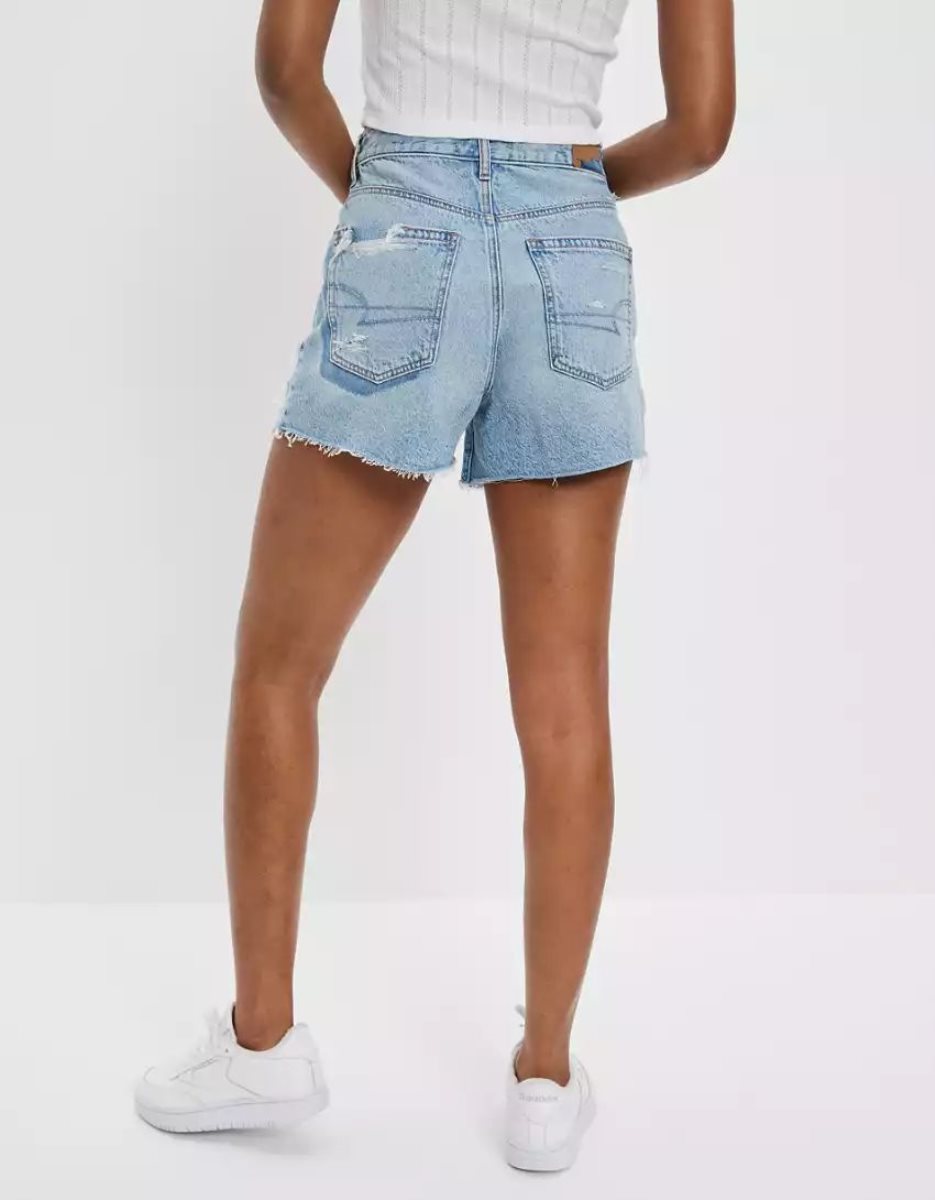 Shorts American Eagle AE Dreamy Drape Denim Highest Taille '90s Boyfriend Lavage Clair Femme | OKH-42077372